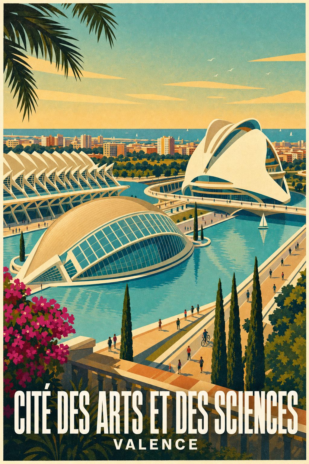 Affiche de Valence, Cité des Arts et des Sciences