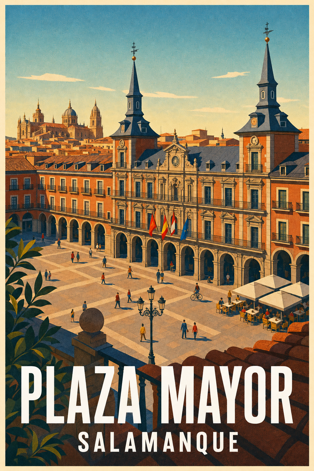 Affiche de Salamanque, Plaza Mayor