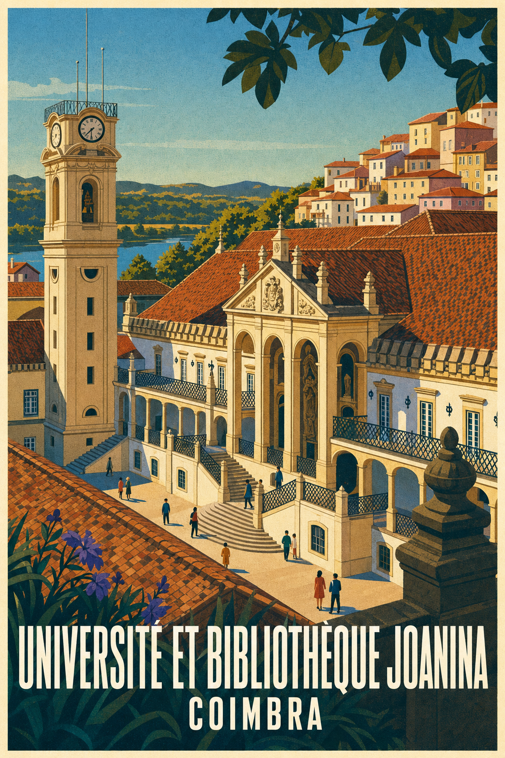 Affiche de Coimbra, poster Université Joanina