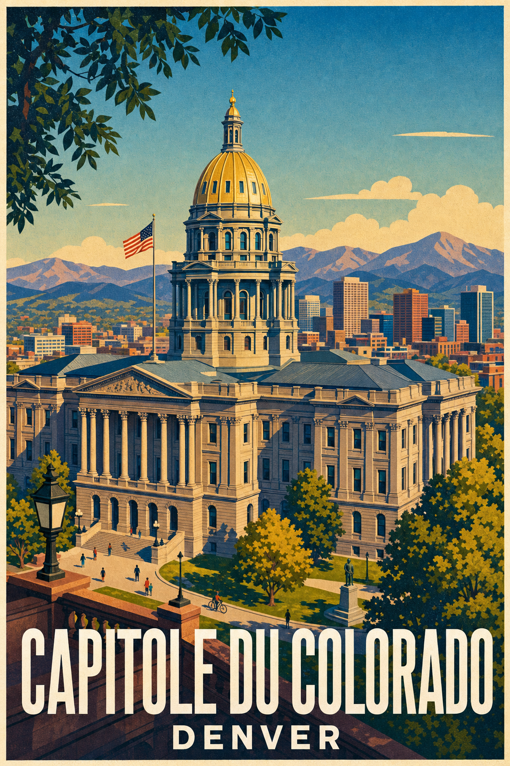 Affiche du Capitole du Colorado, Denver poster