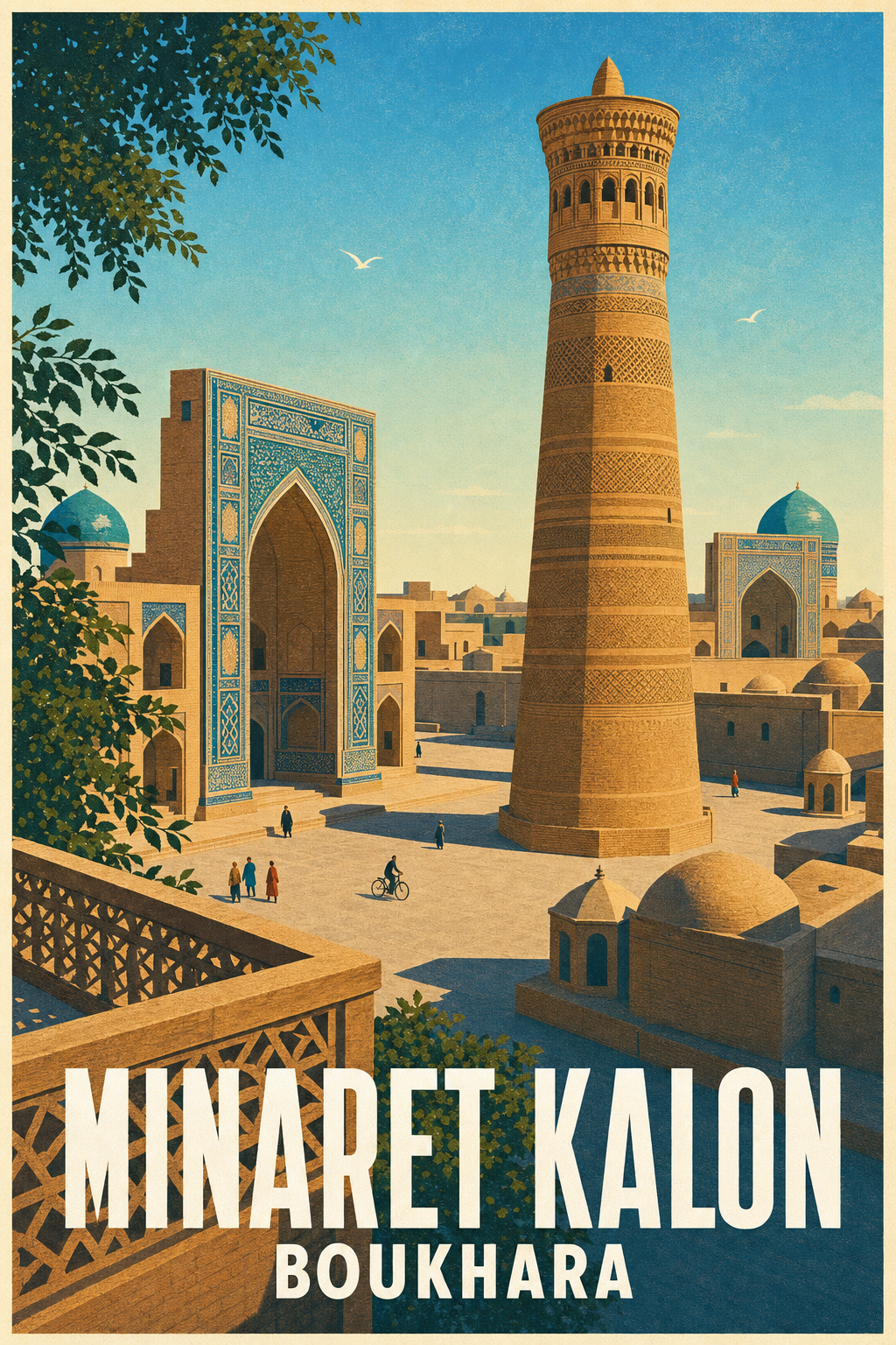 Affiche de Boukhara, Minaret Kalon