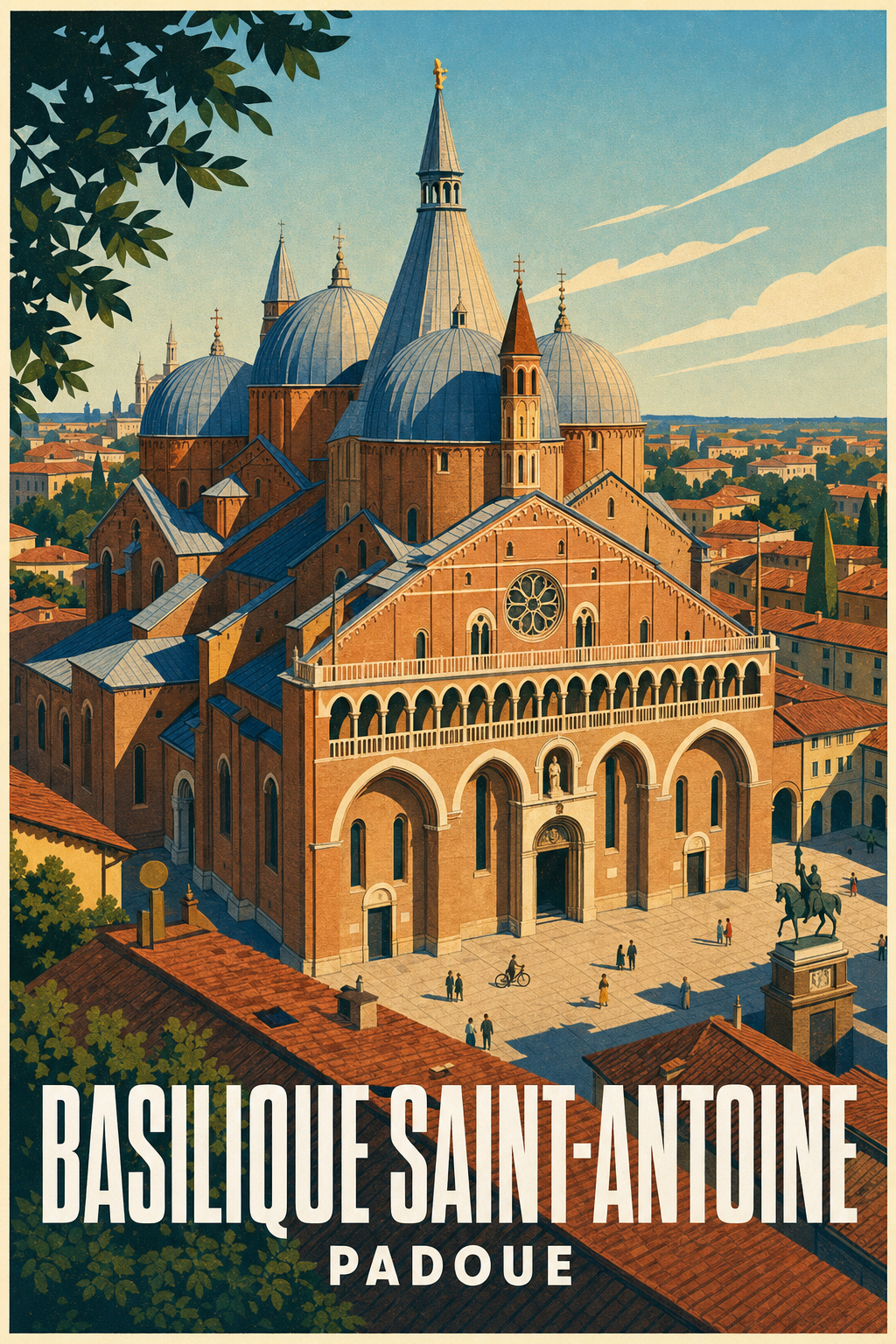 Affiche de la Basilique Saint-Antoine, poster Padoue