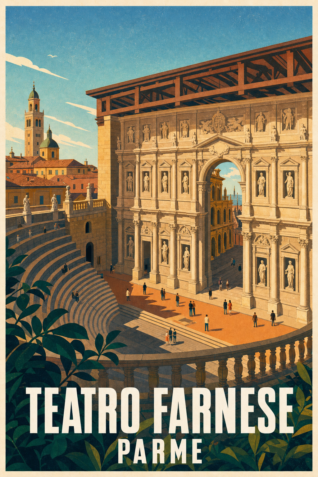 Affiche de Parme, poster Teatro Farnese