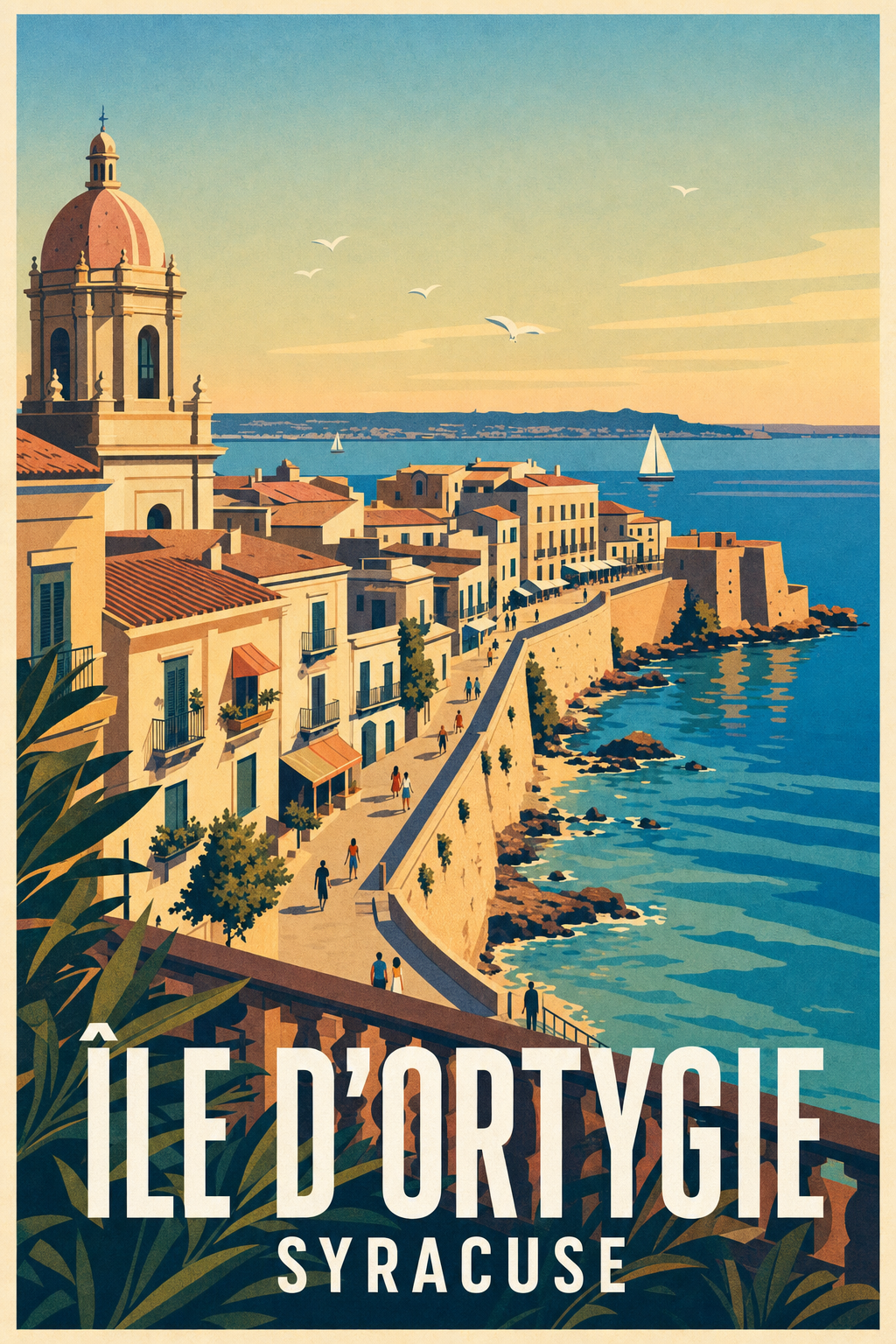 Poster d'Ortygie, Syracuse Sicile