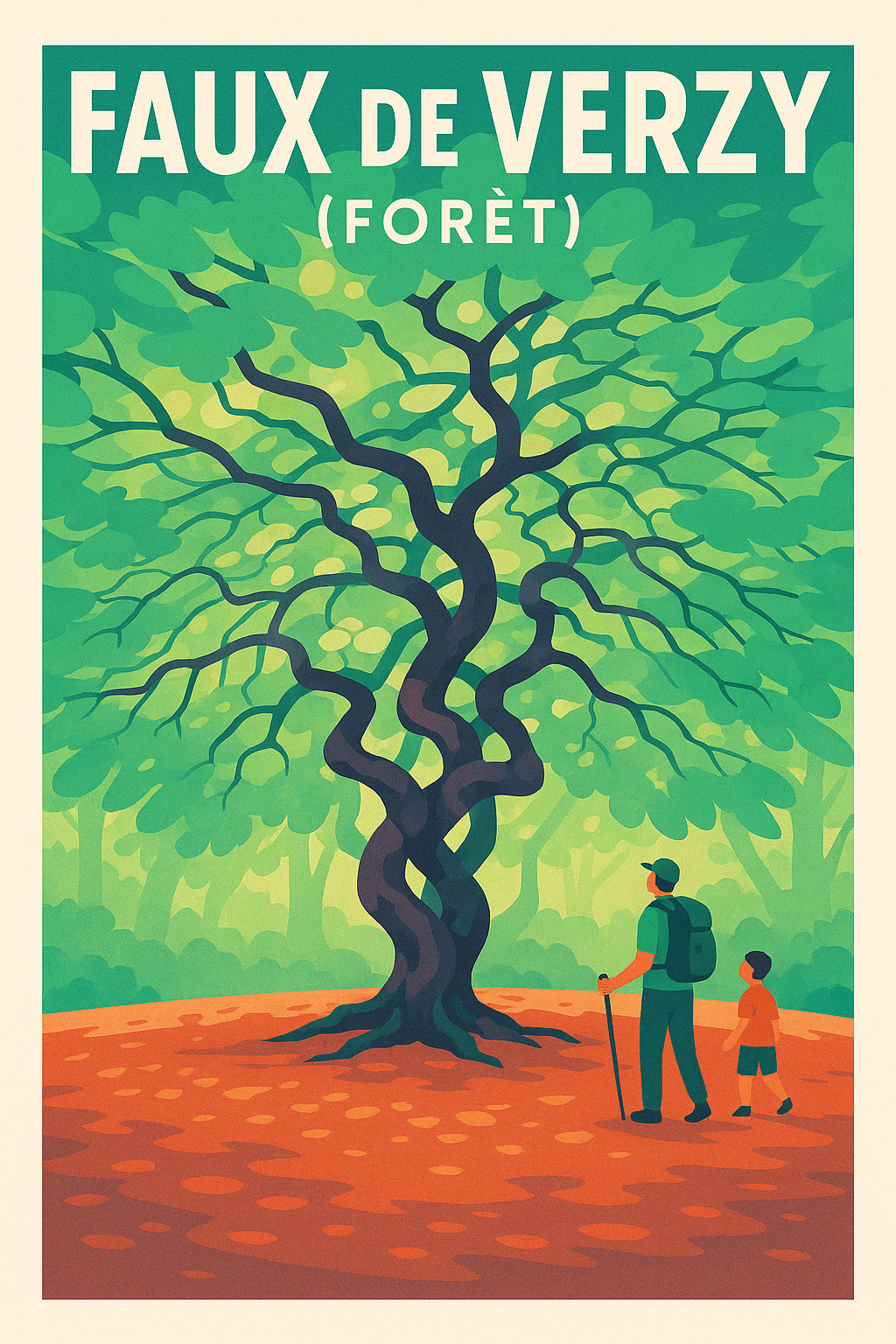 Affiche de Faux de Verzy - L'évasion mystique au cœur de la forêt
