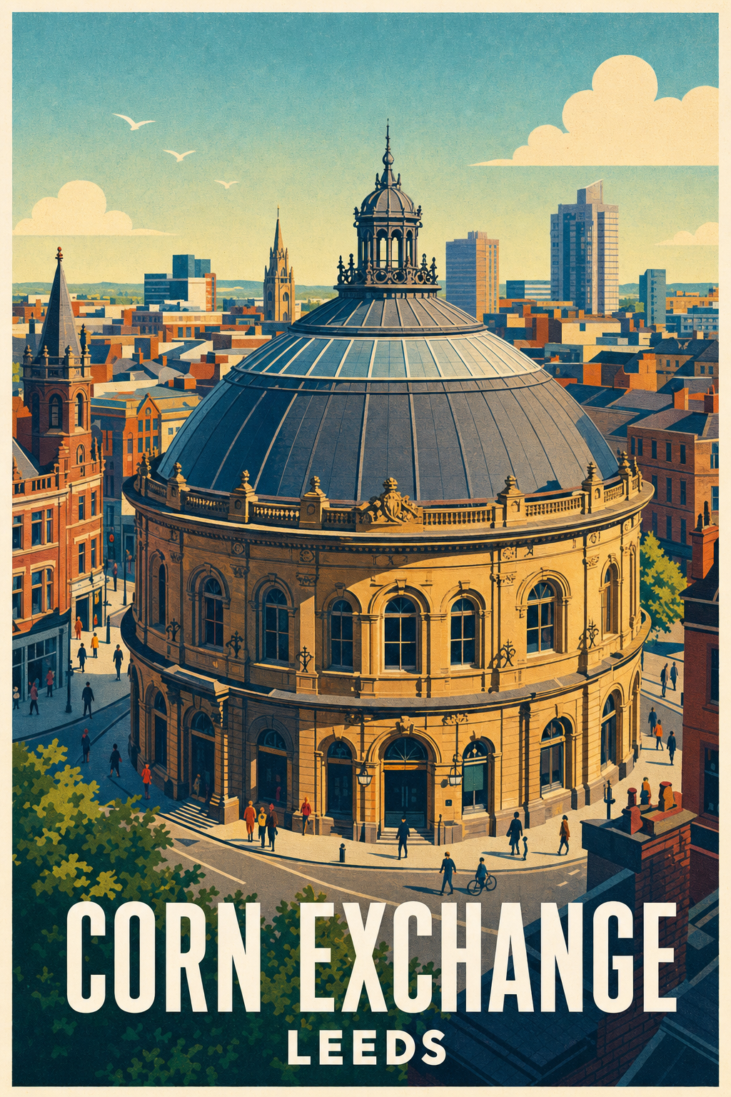 Affiche de Leeds, Corn Exchange