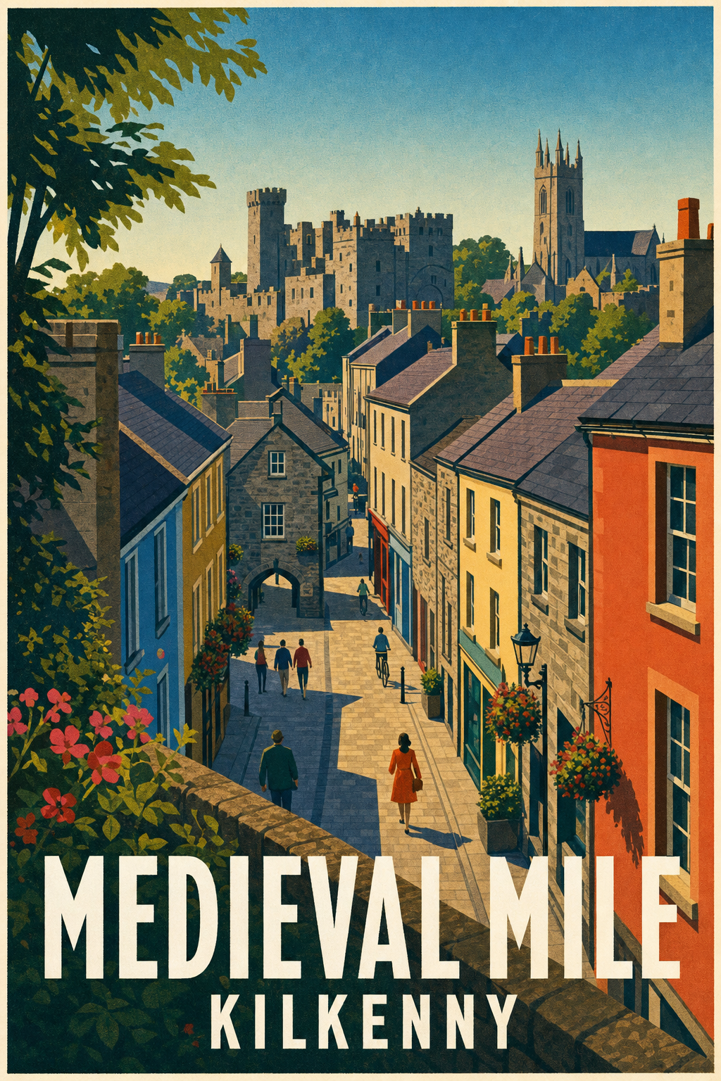 Affiche de Kilkenny, poster Medieval Mile