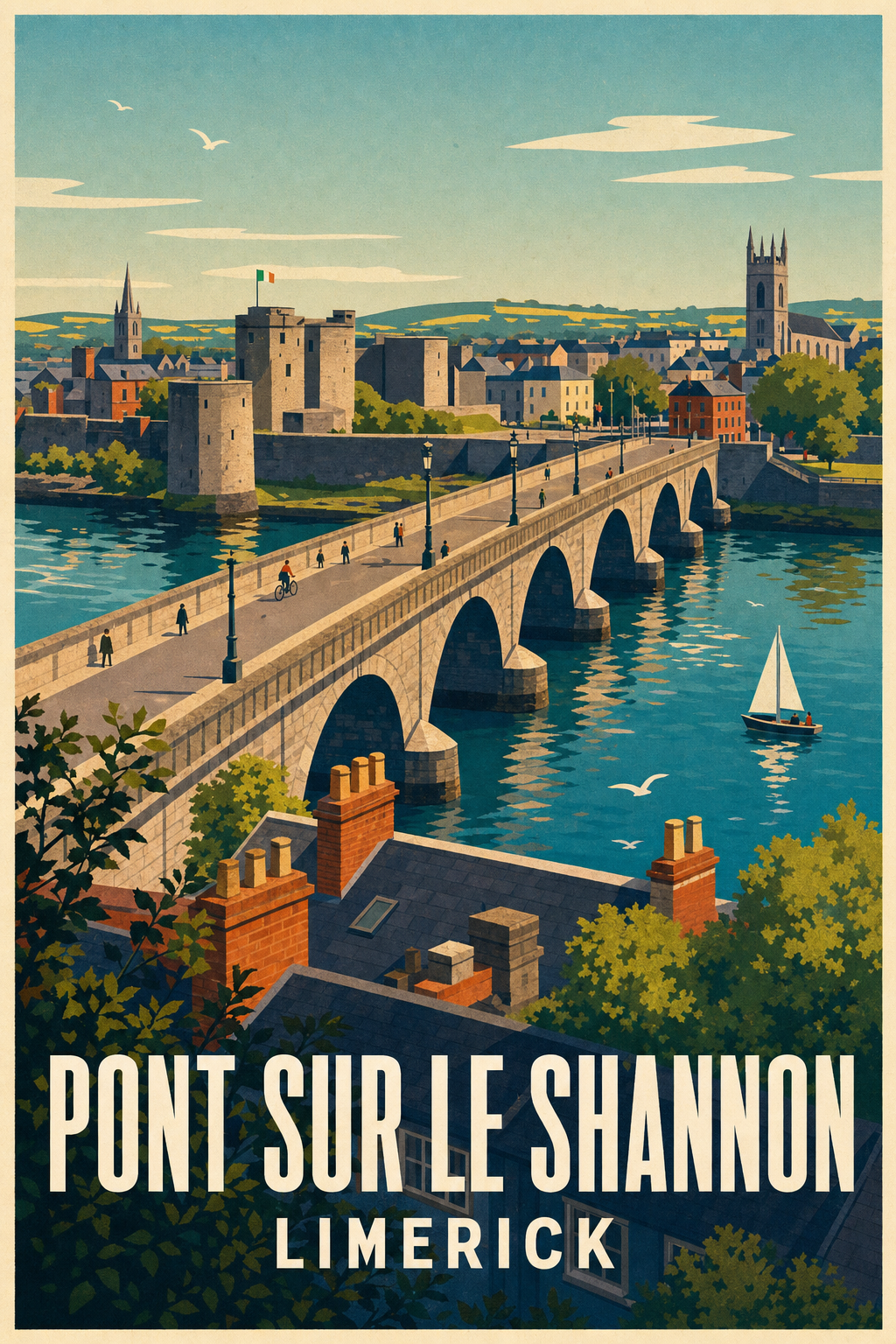 Poster de Limerick, Pont sur le Shannon