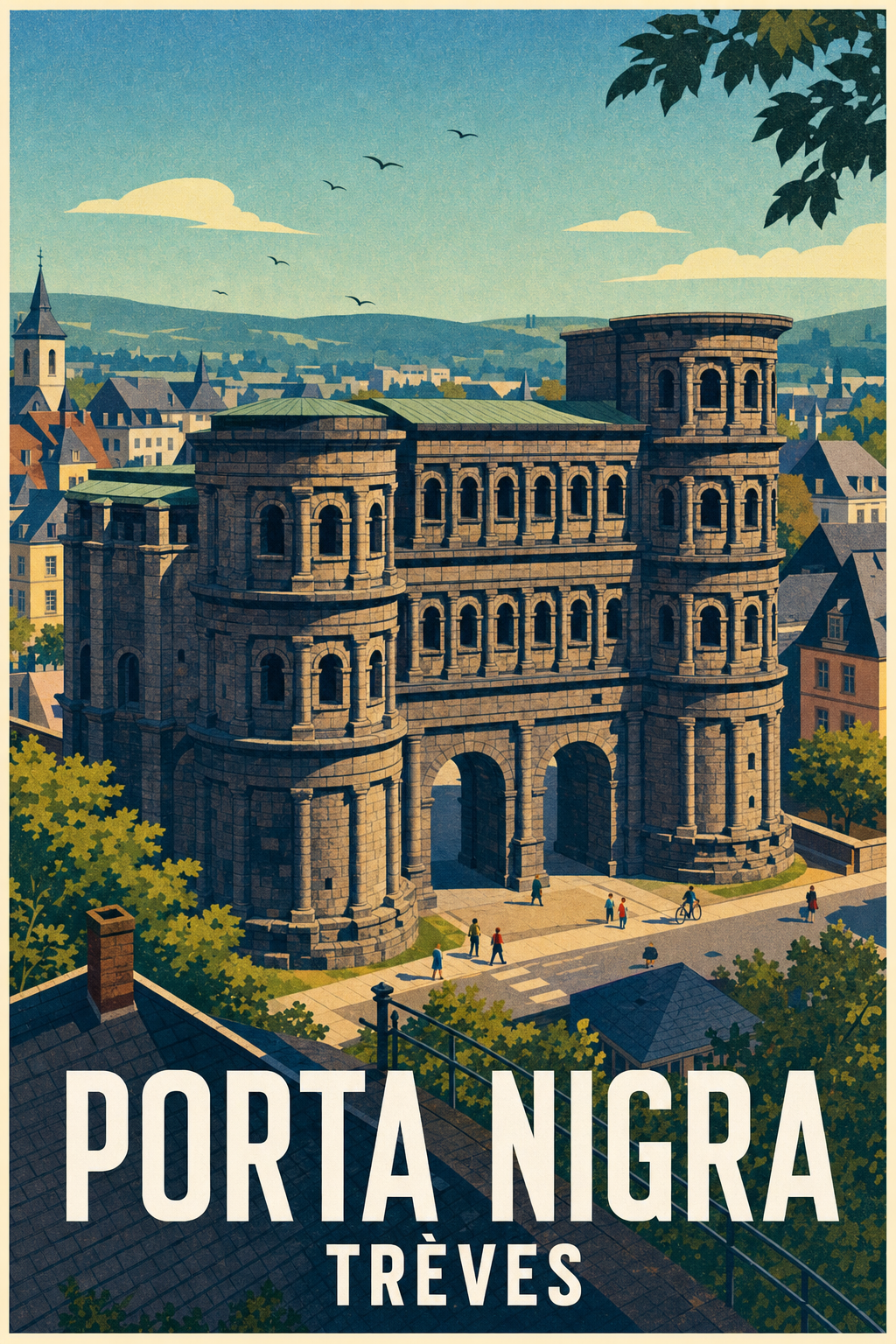Affiche de Trèves, Porta Nigra