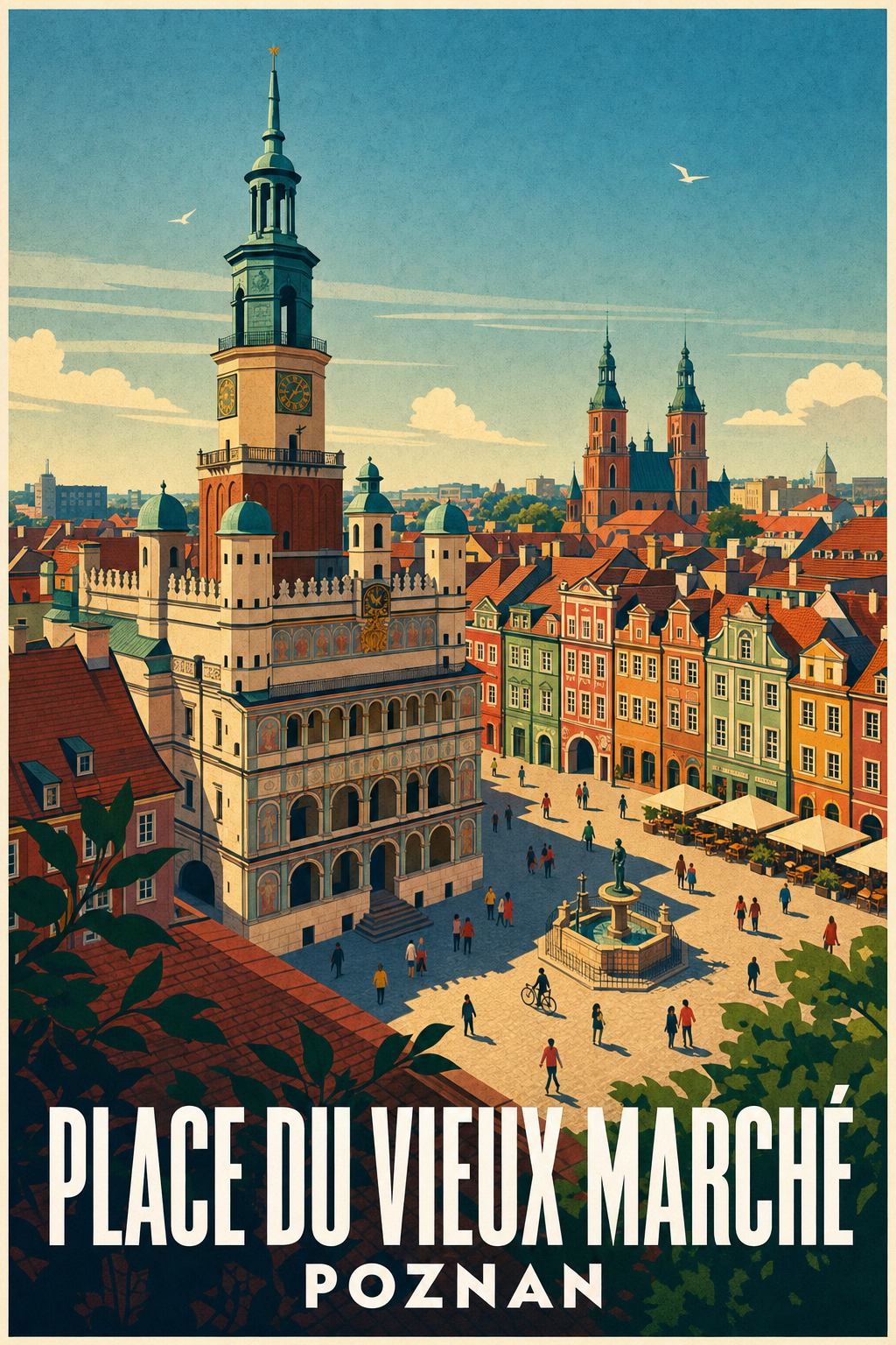 Affiche de Poznan, Place du Vieux Marché