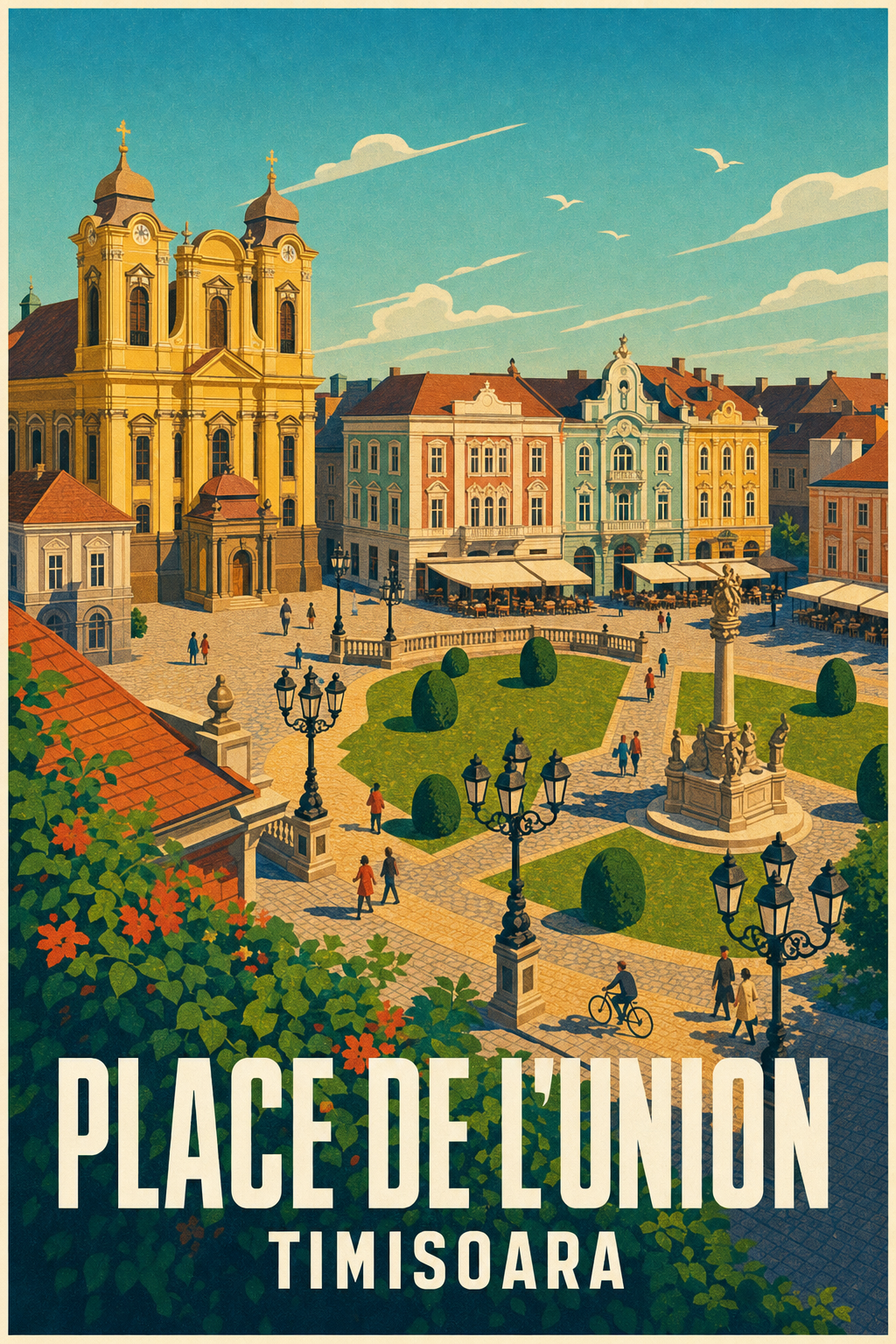 Poster de Timisoara, Place de l'Union