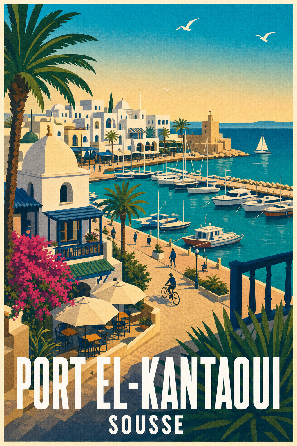 Affiche de Port El-Kantaoui, poster Sousse