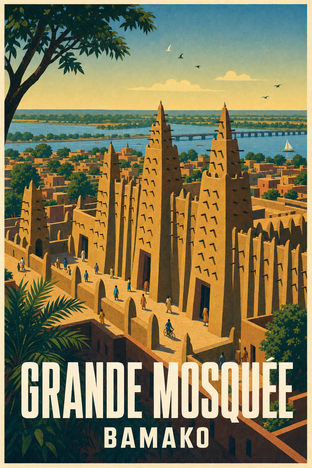 Affiche de Bamako, poster Grande Mosquée