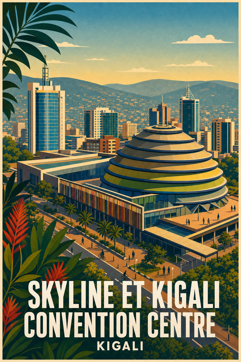 Affiche de Kigali, poster Convention Centre