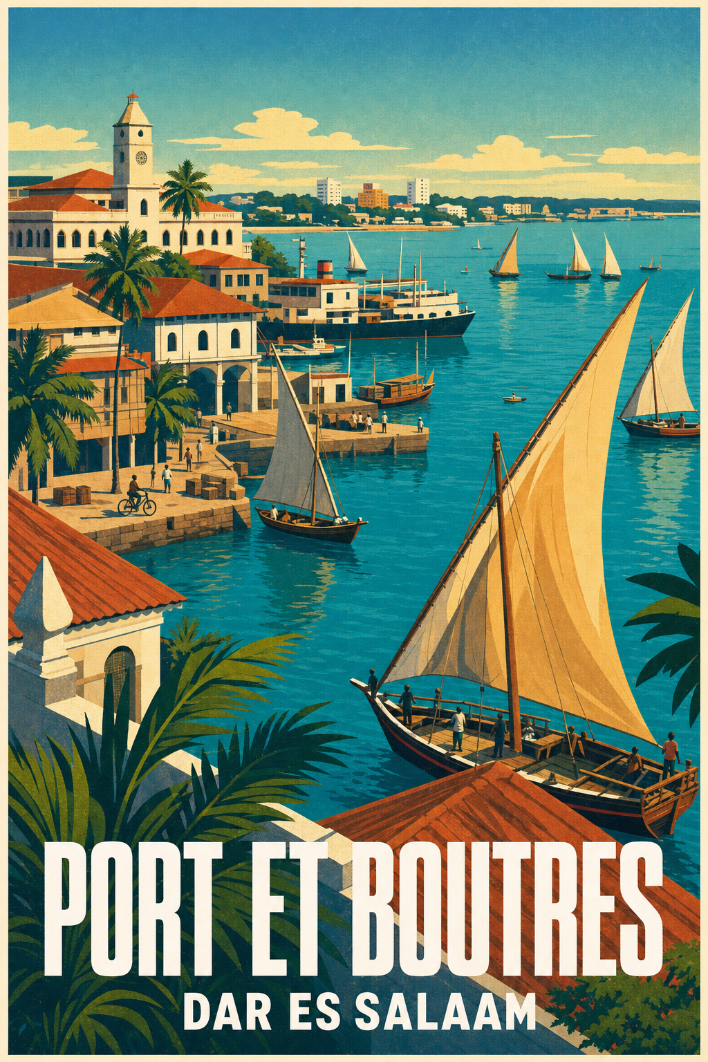 Affiche de Dar Es Salaam, poster boutres