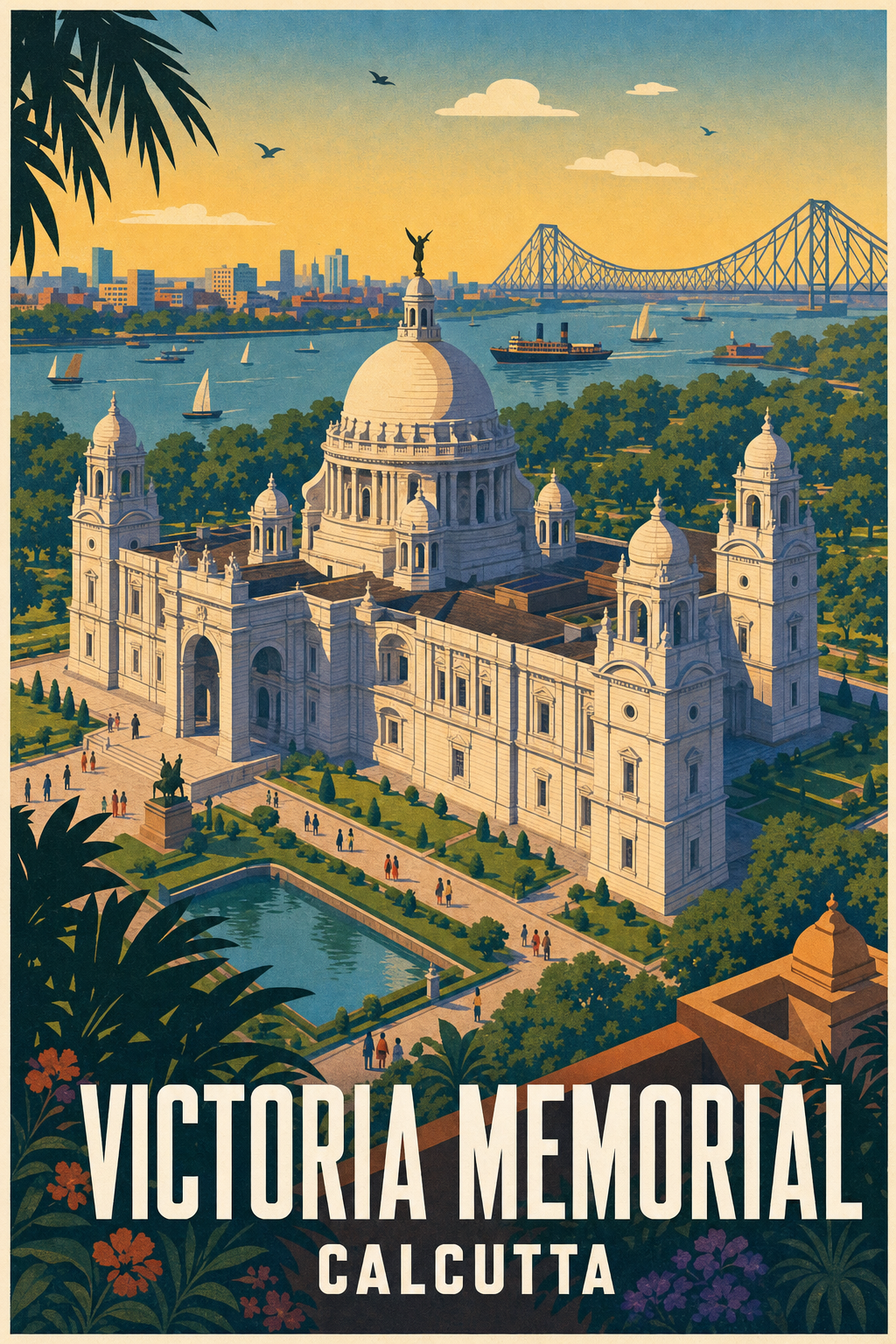 Affiche de Calcutta, poster Victoria Memorial