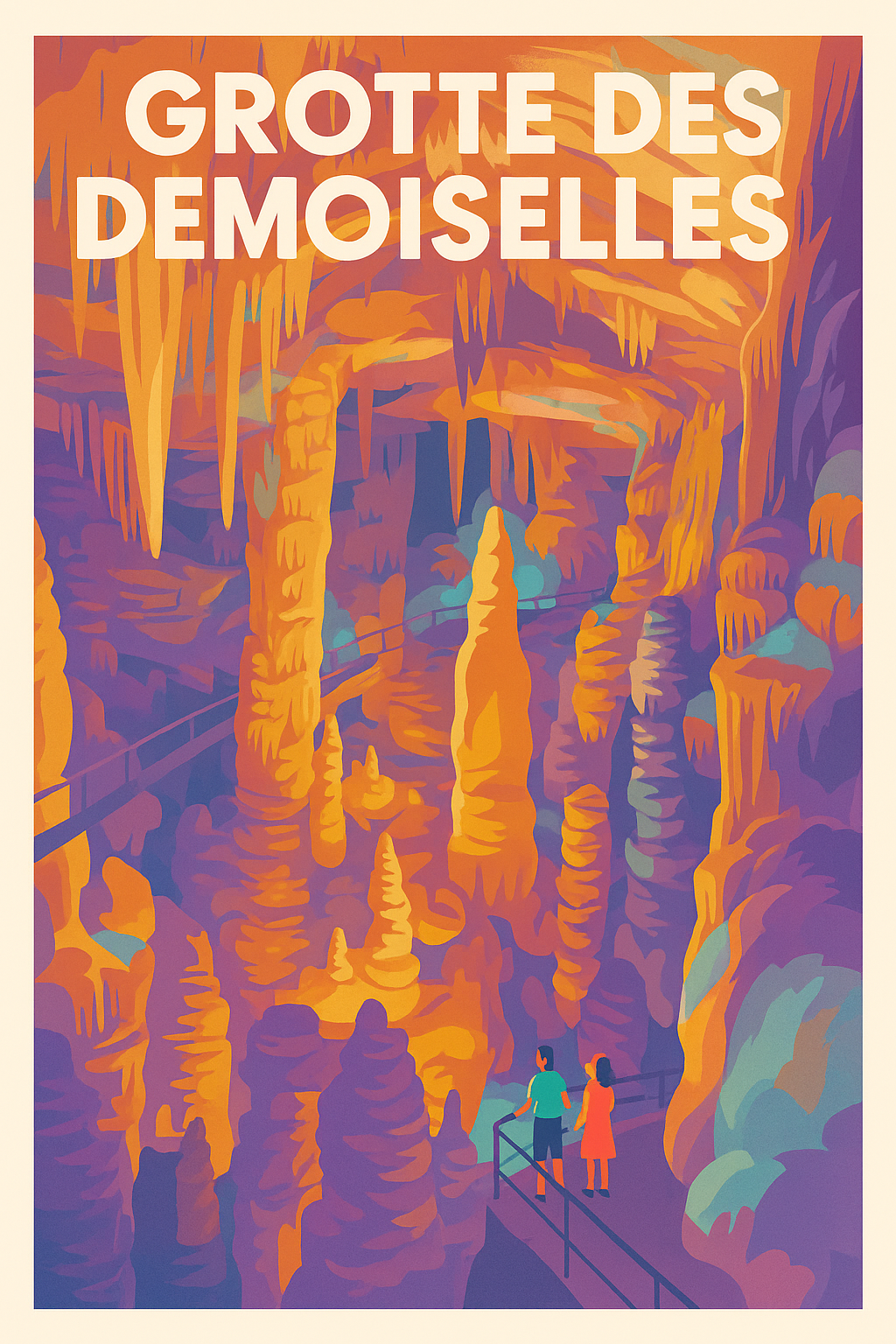 Affiche de Grotte des Demoiselles - Plongez au cœur de la Cathédrale des Abîmes