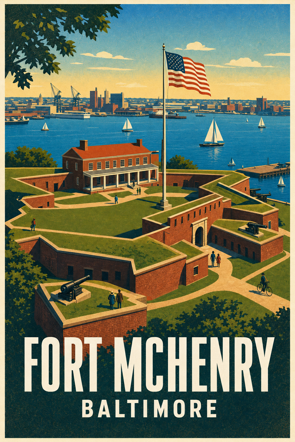 Affiche de Fort McHenry, poster de Baltimore