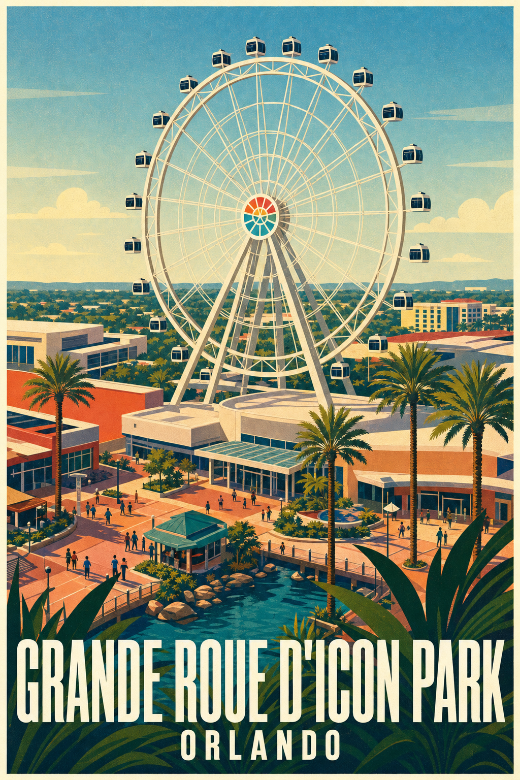 Poster de la Grande Roue d'Icon Park, Orlando