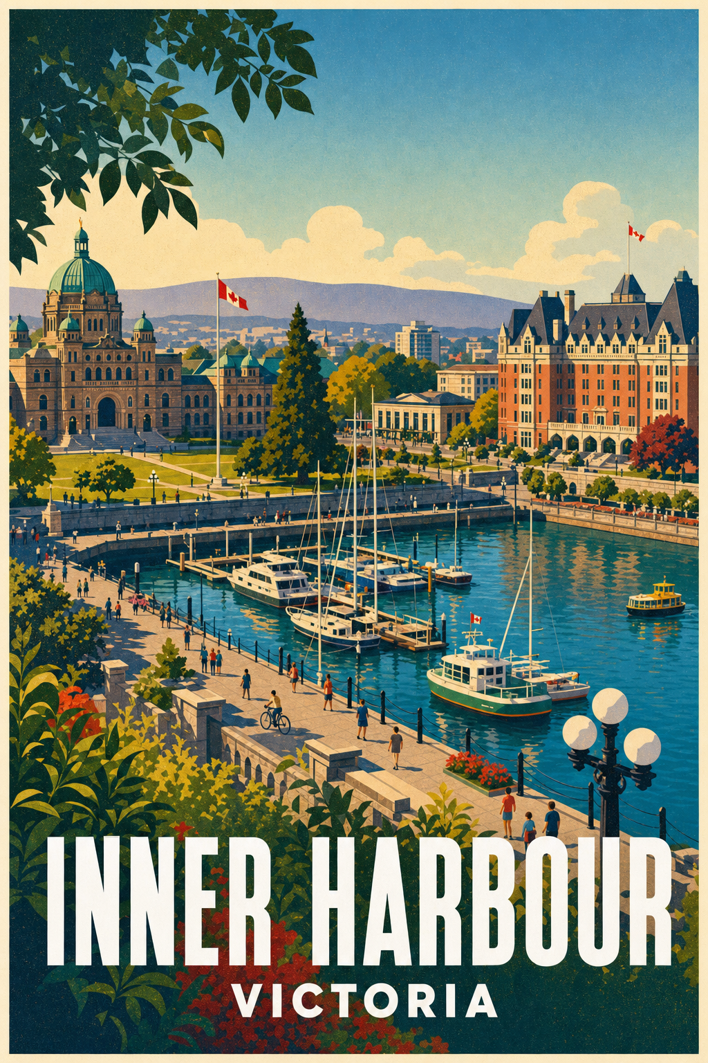 Affiche de Victoria, poster Inner Harbour
