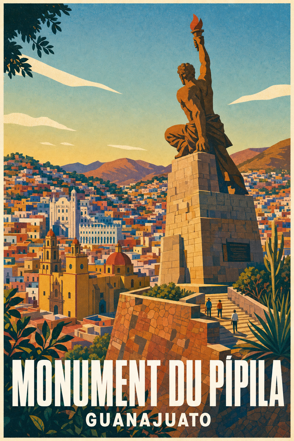 Affiche du Pípila, poster Guanajuato