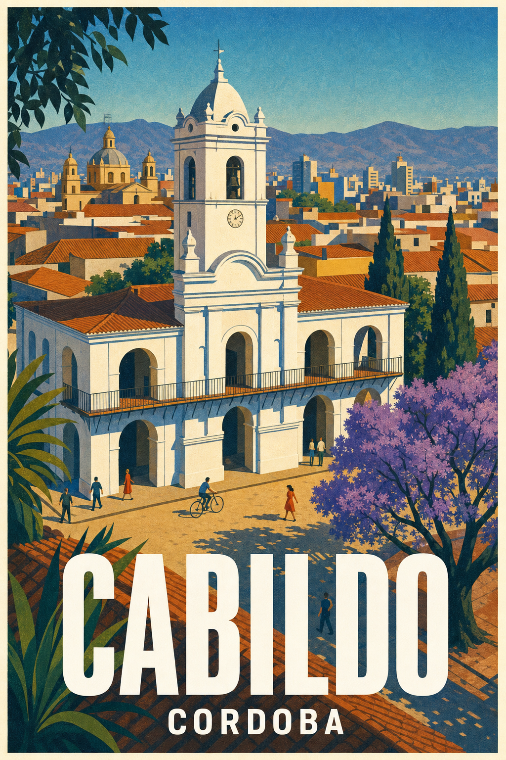 Affiche de Cordoba, poster du Cabildo historique