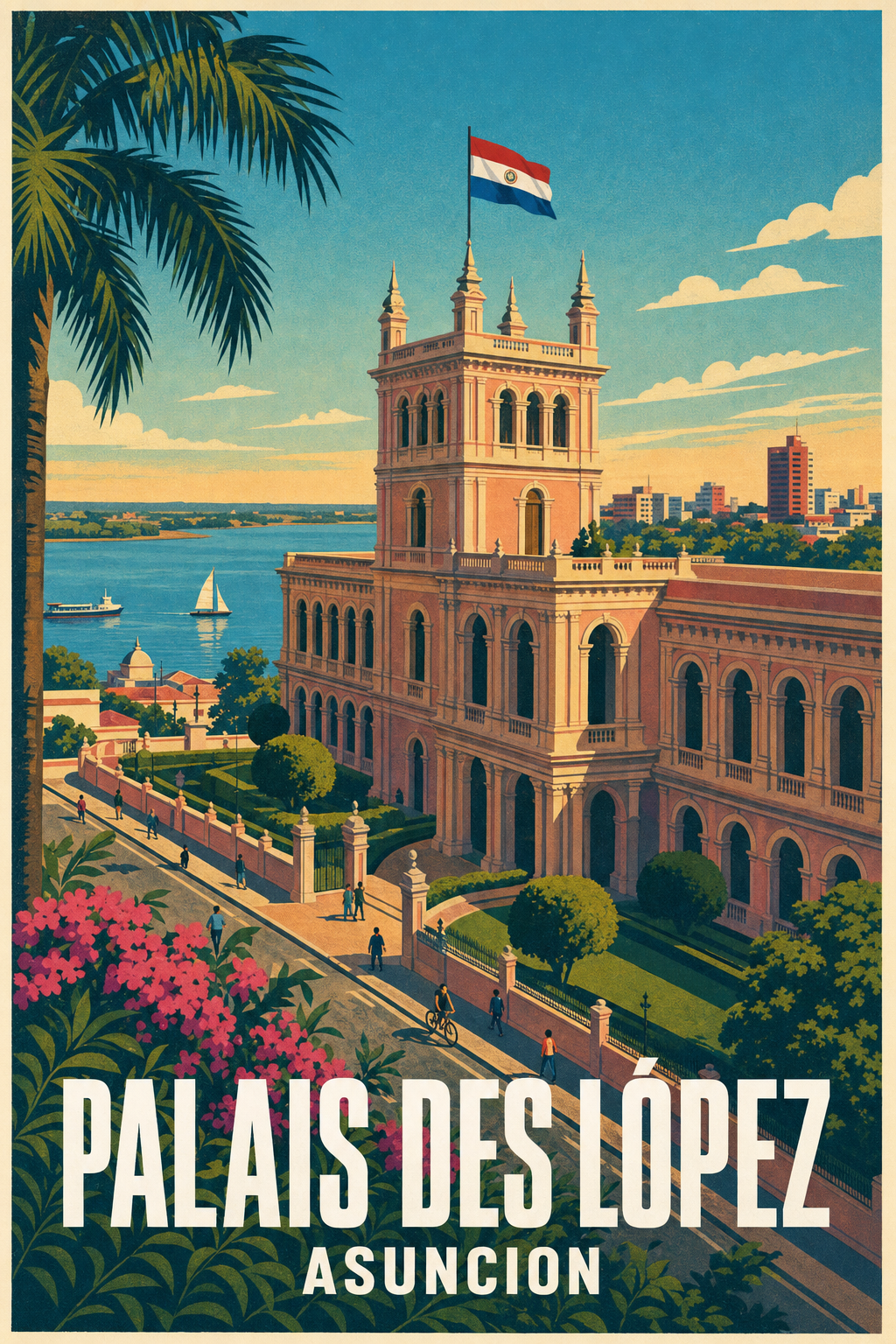 Affiche du Palais des López, poster Asuncion