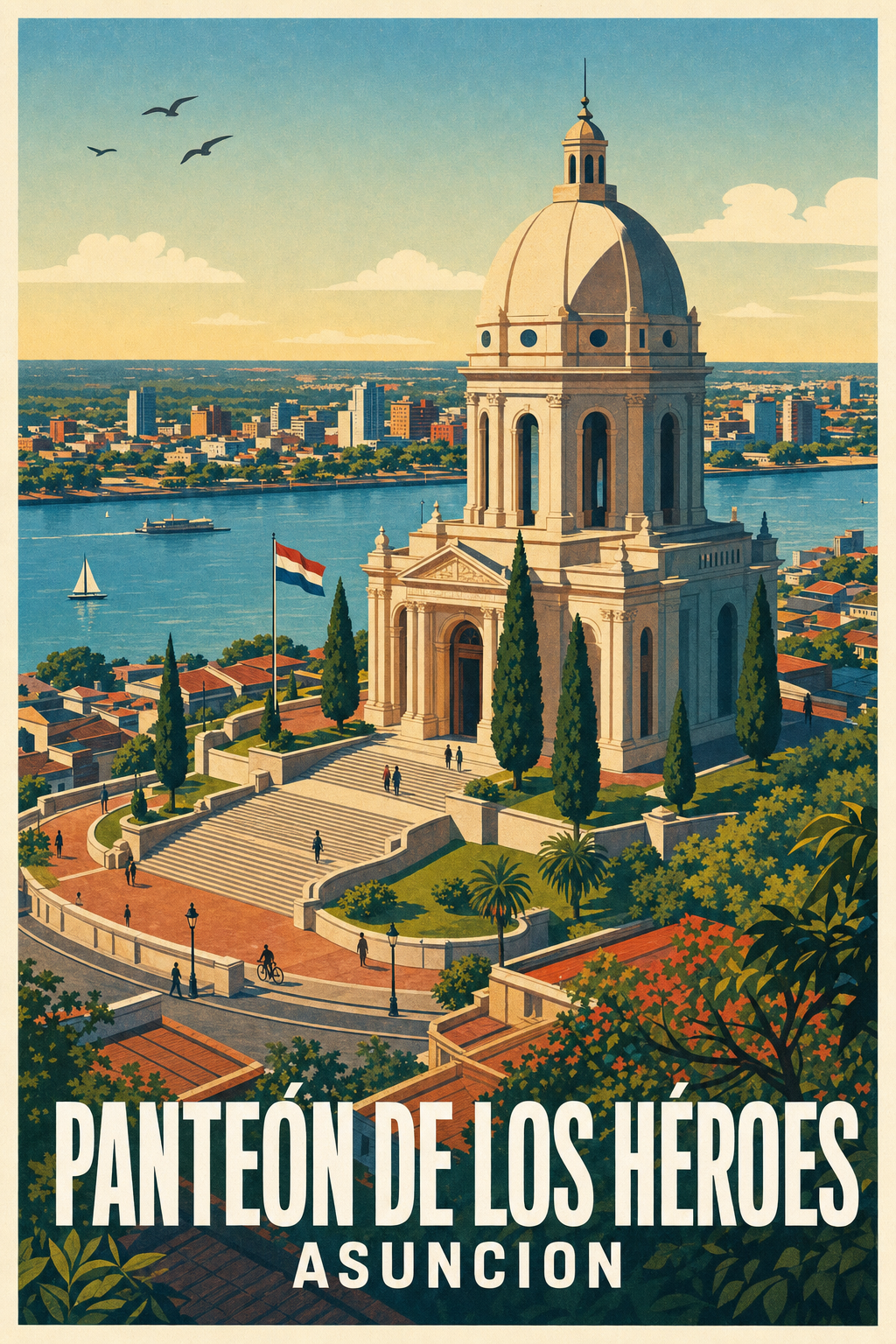 Poster d'Asuncion, Panthéon des Héros