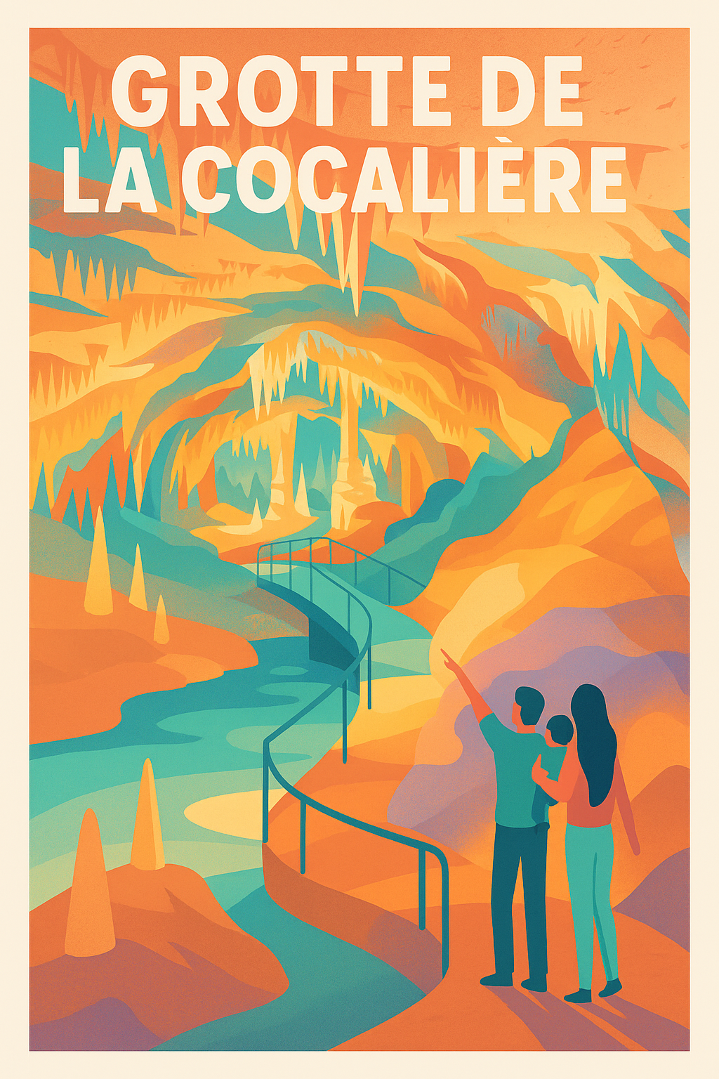 Affiche de Grotte de la Cocalière - Voyage au cœur de la terre