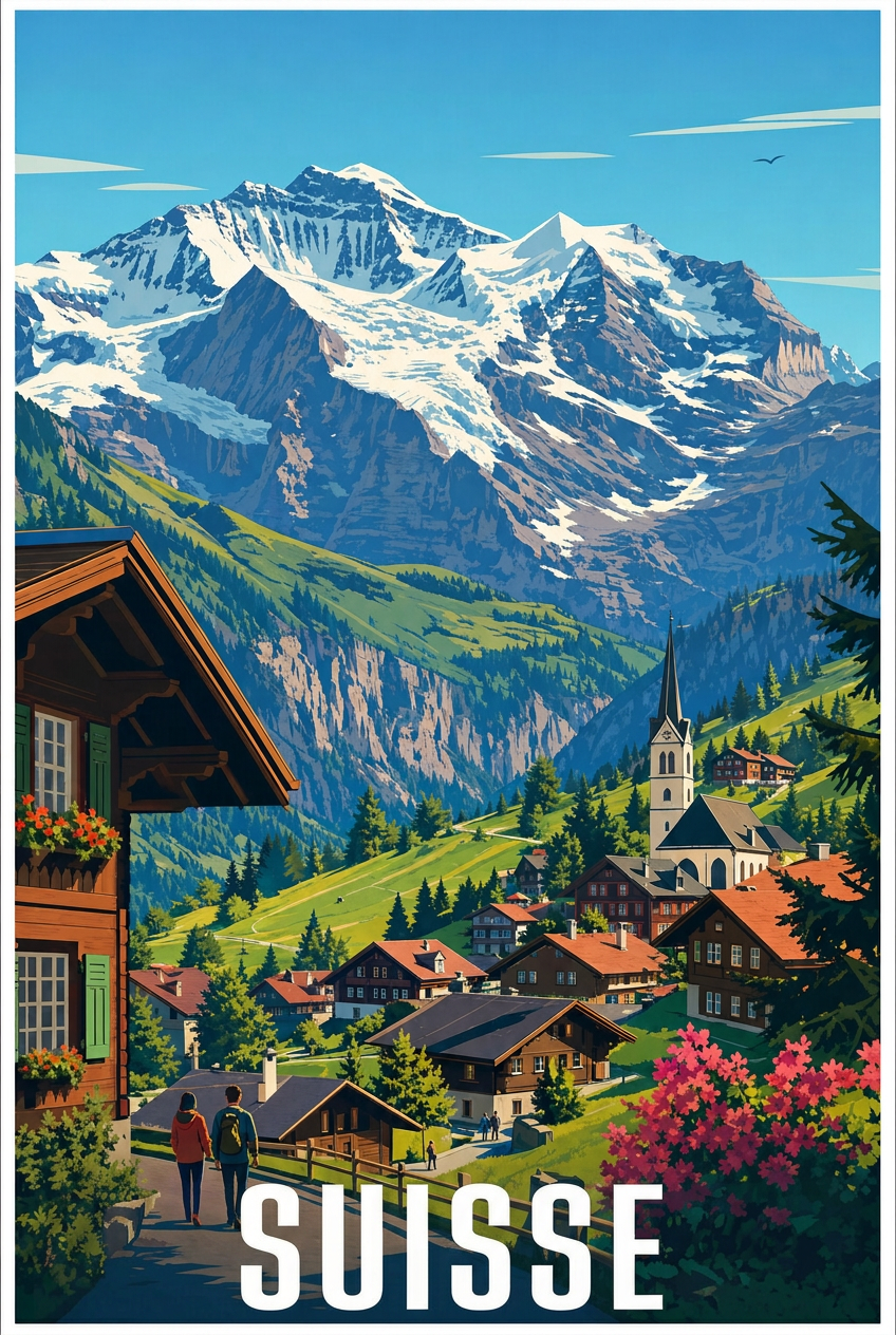 Affiche de la Suisse