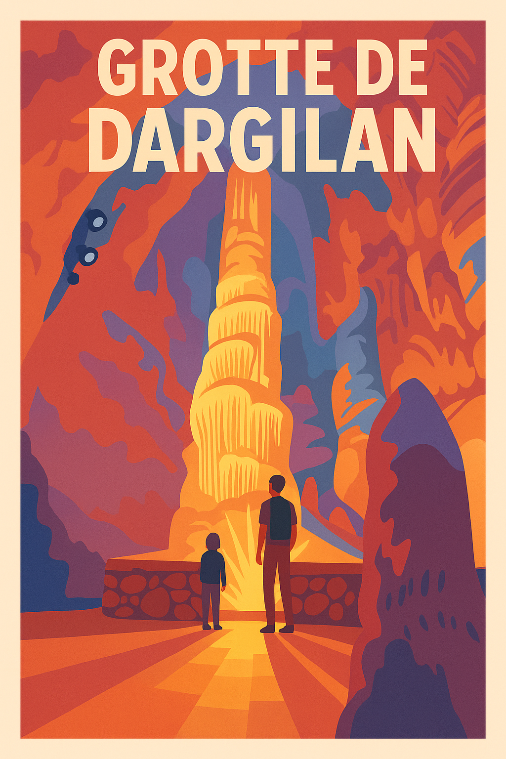 Affiche de Grotte de Dargilan - La Grotte Rose des Causses