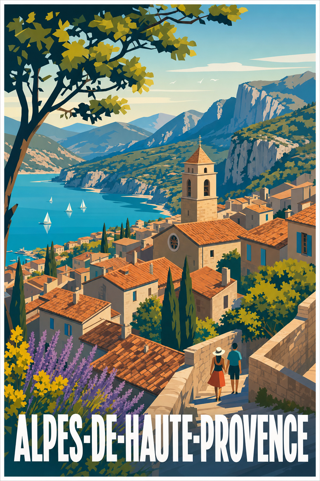 Affiche des Alpes-de-Haute-Provence