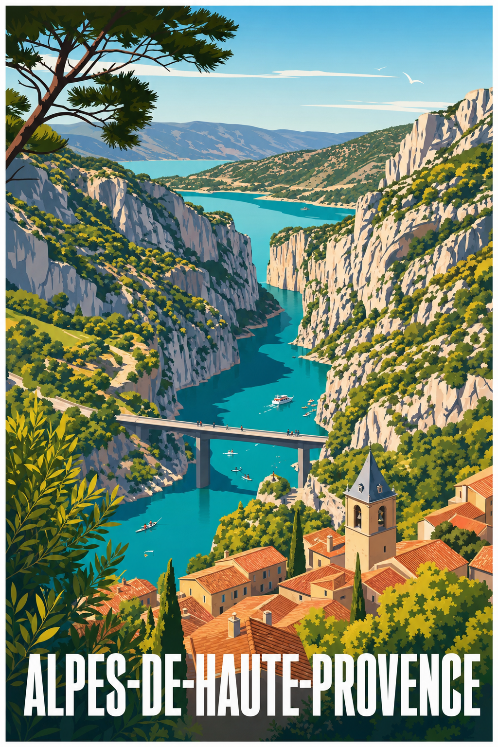 Affiche des Alpes-de-Haute-Provence