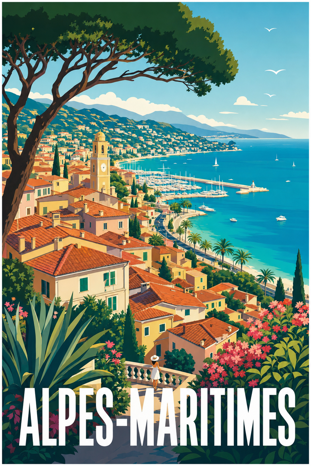 Affiche des Alpes-Maritimes