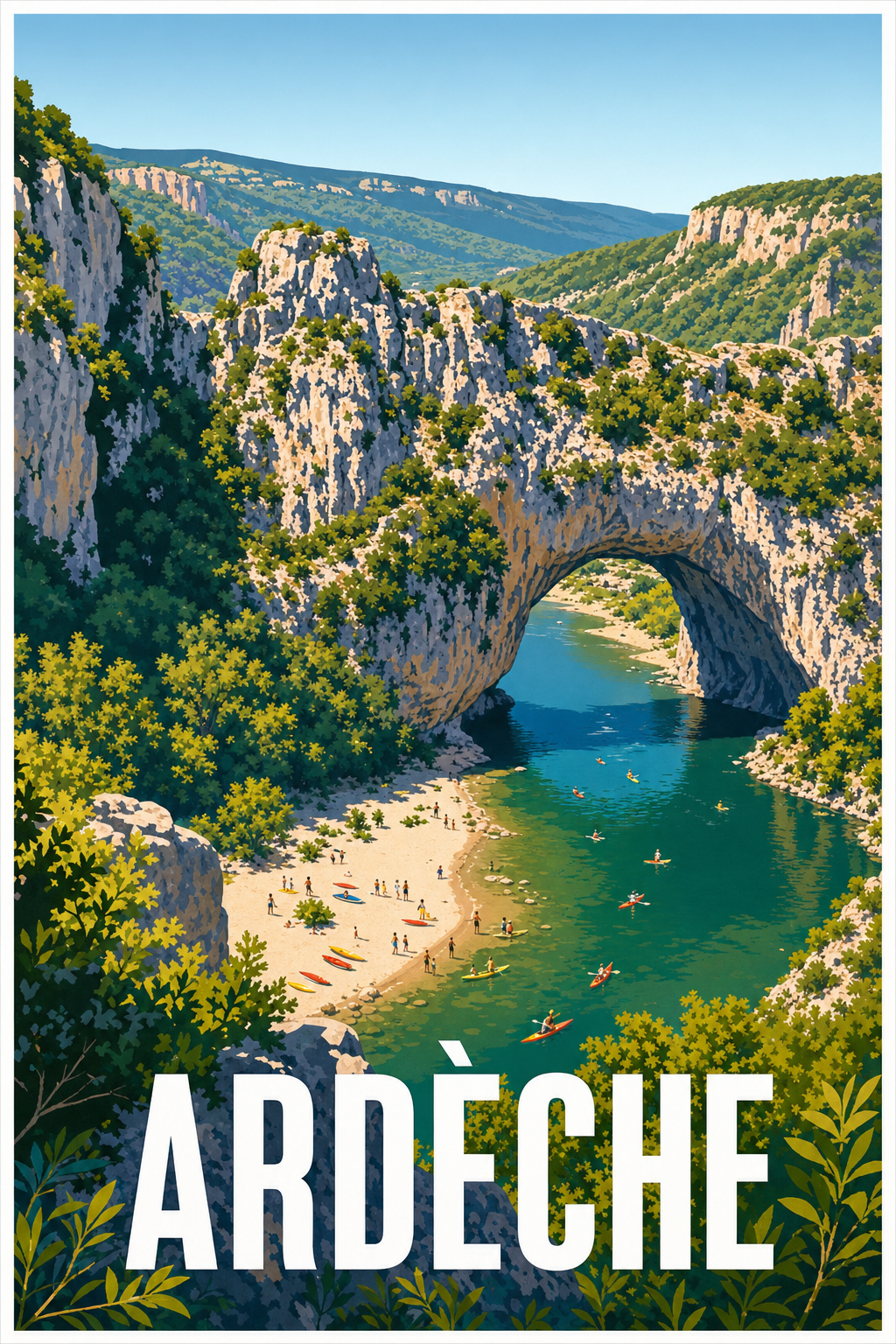 Affiche de l'Ardèche