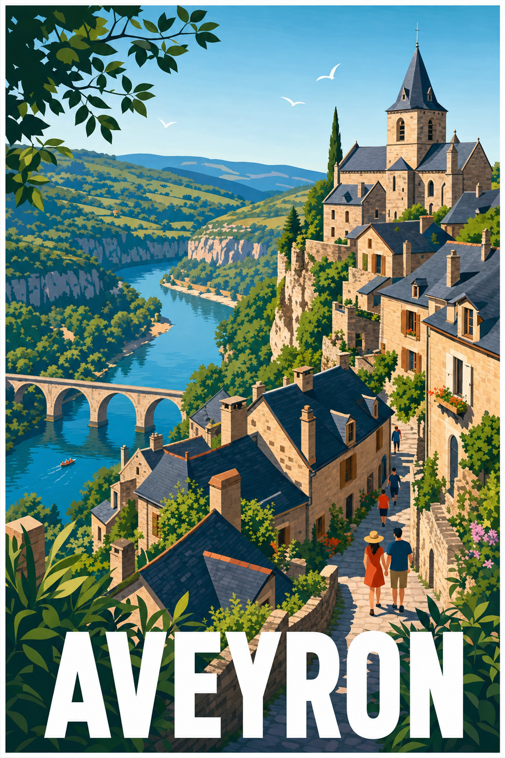 Affiche de l'Aveyron