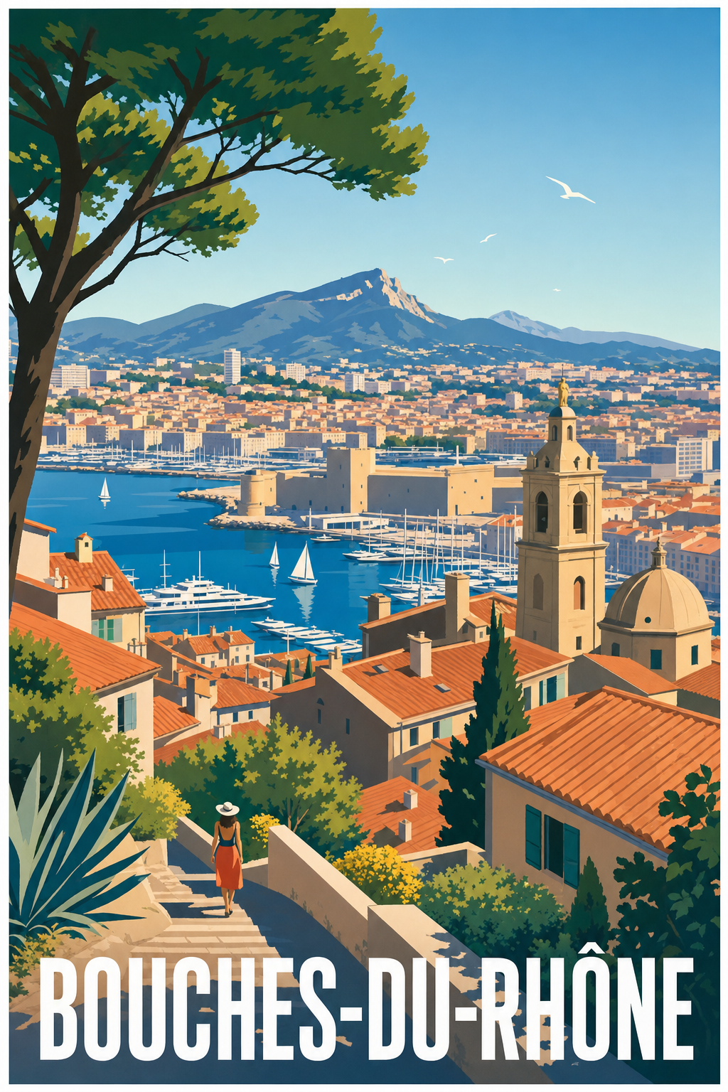 Affiche des Bouches-du-Rhône