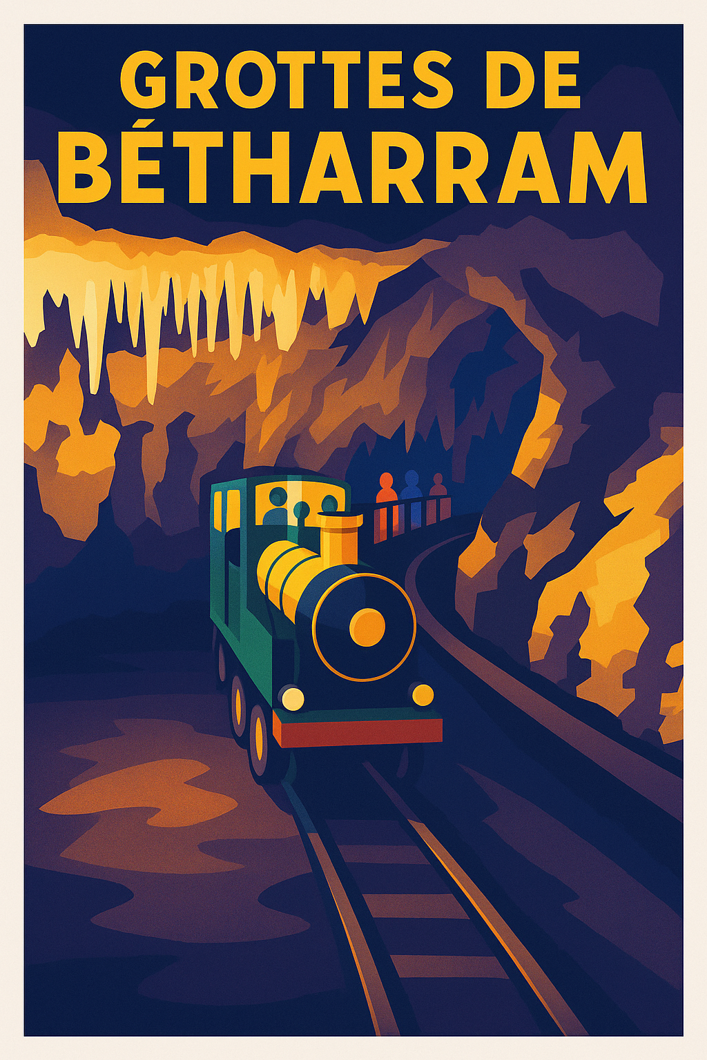 Affiche de Grottes de Bétharram - Un voyage souterrain féerique