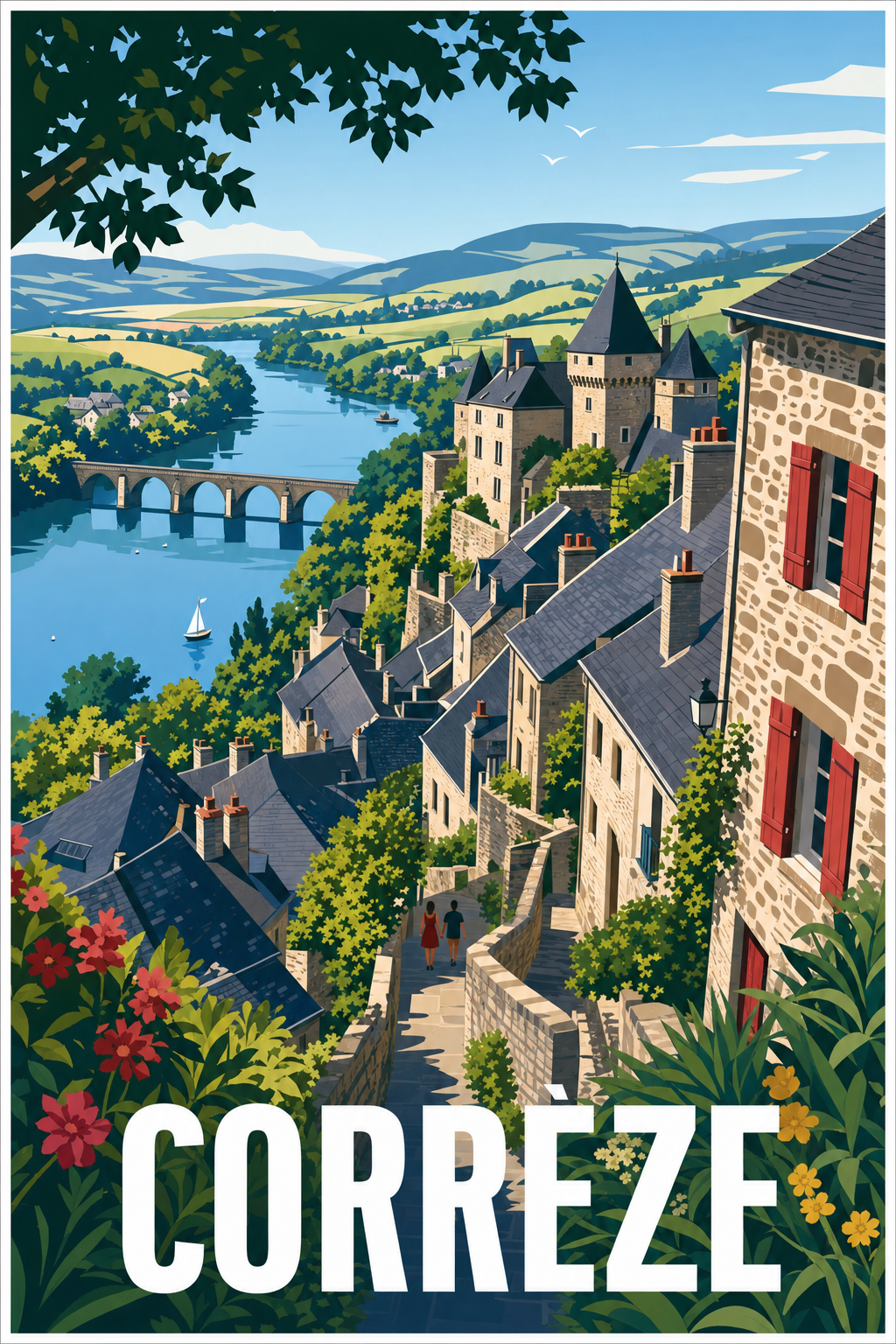 Affiche de la Corrèze