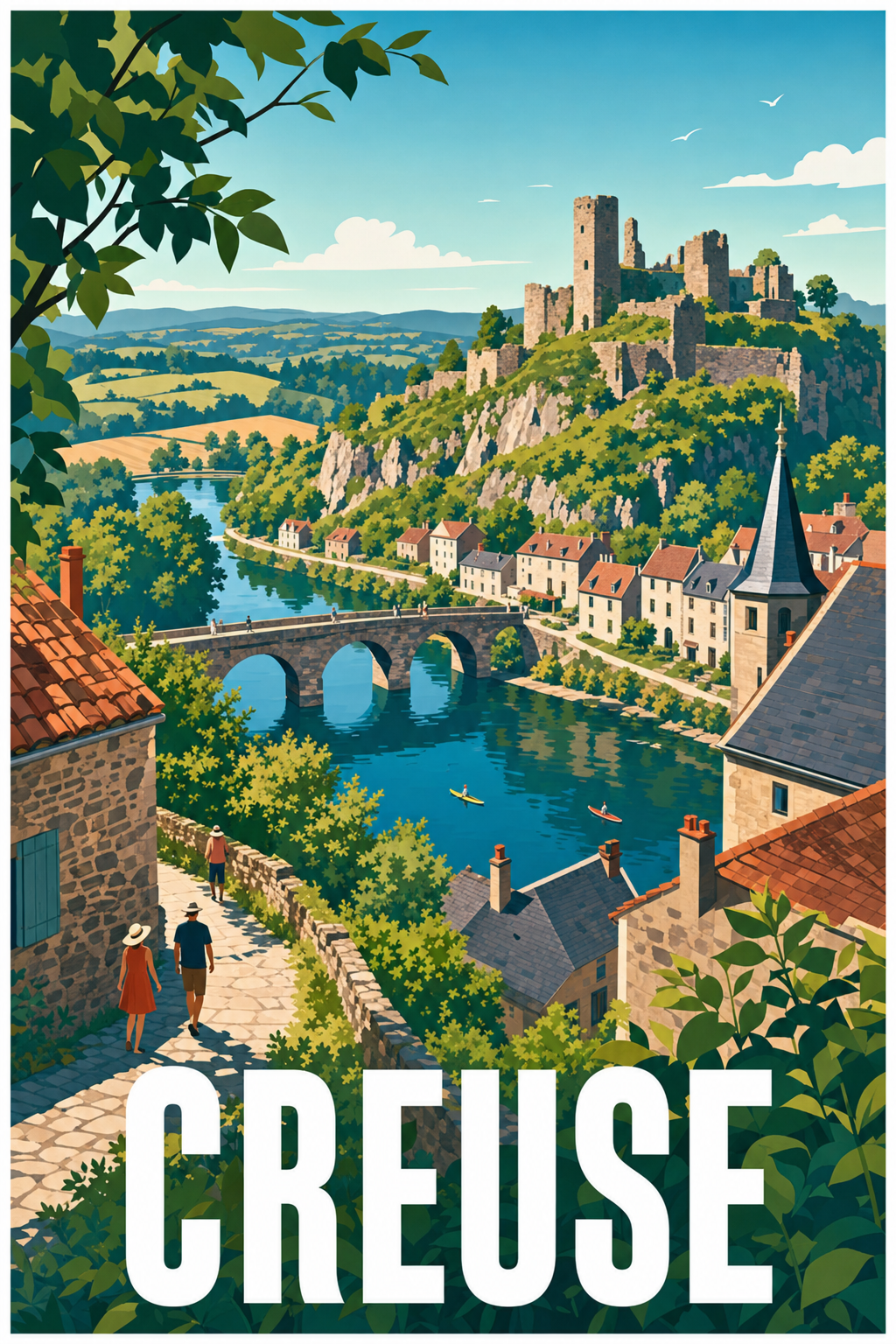 Affiche de la Creuse