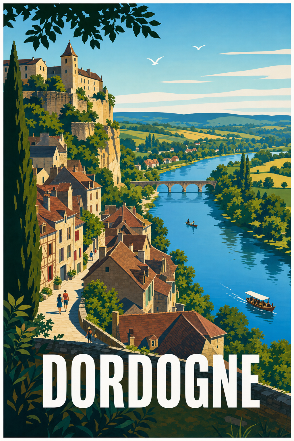 Affiche de la Dordogne