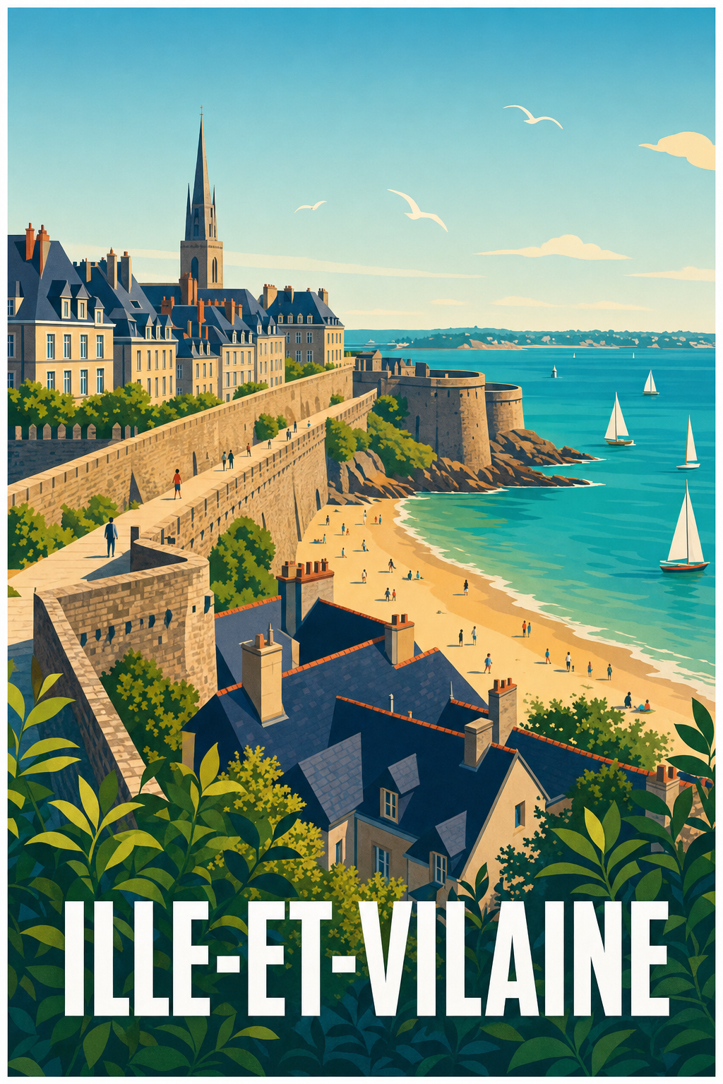 Affiche d'Ille-et-Vilaine