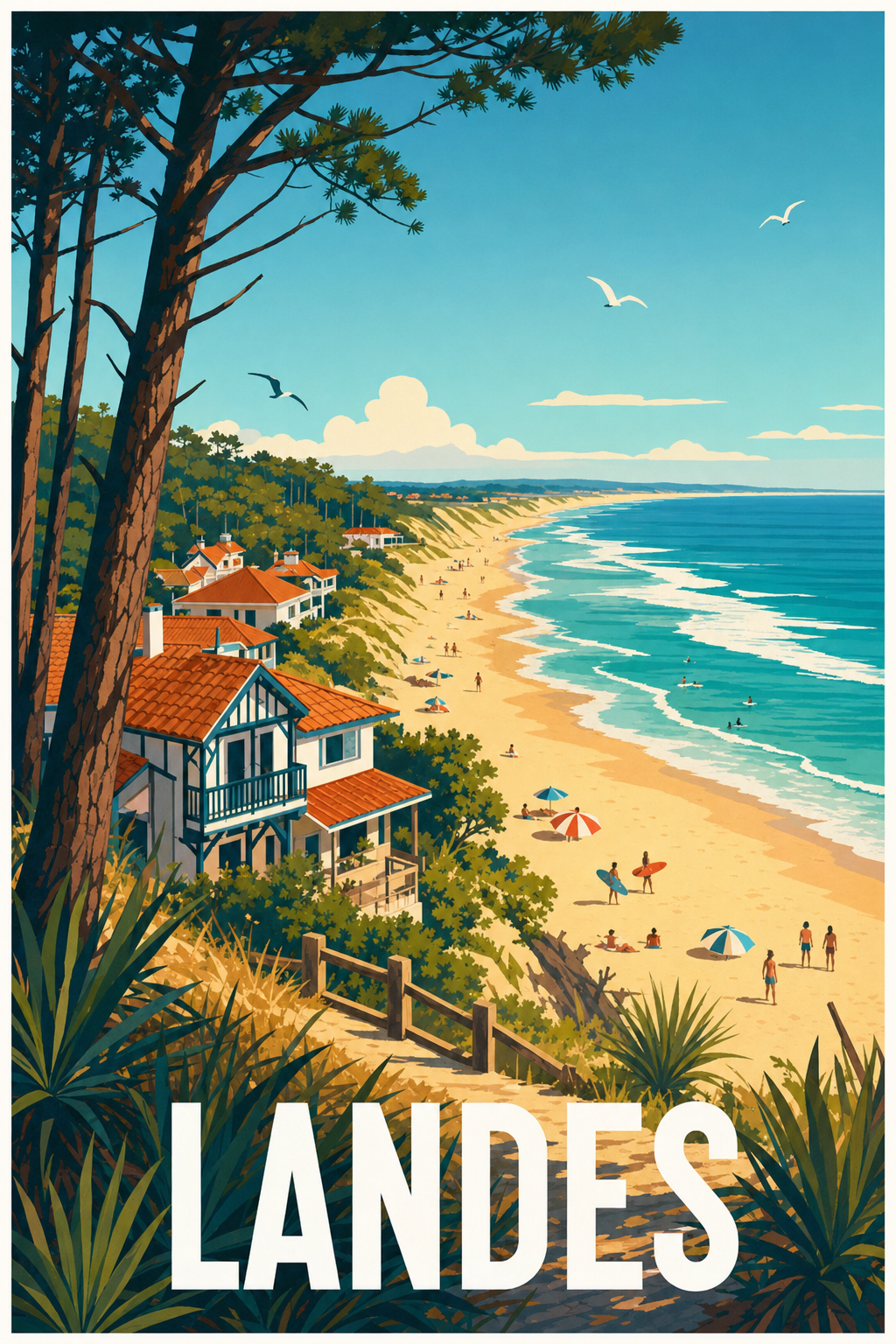Affiche des Landes