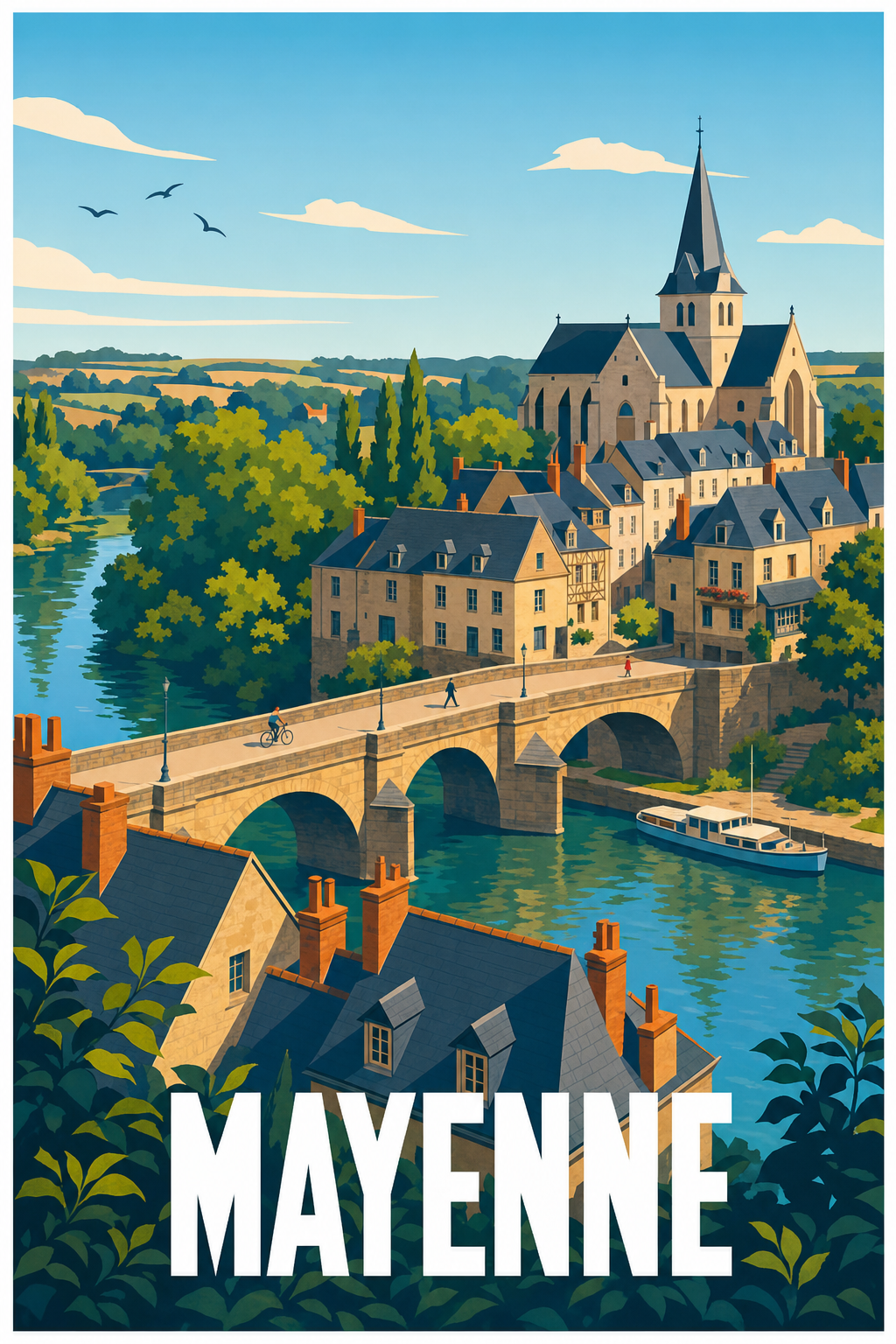 Affiche de la Mayenne