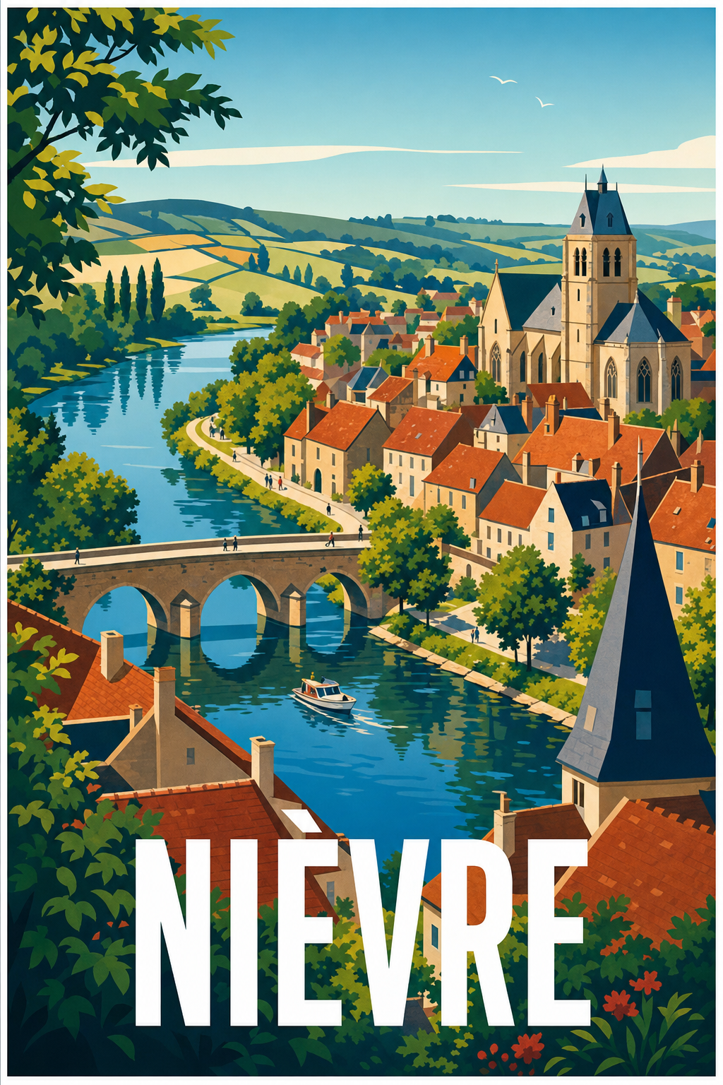 Affiche de la Nièvre