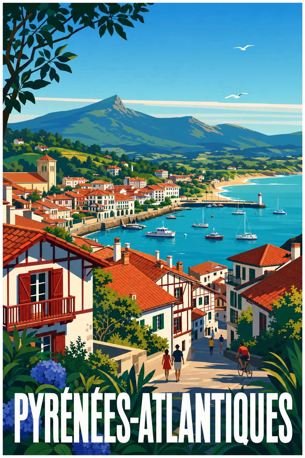 Affiche des Pyrénées-Atlantiques