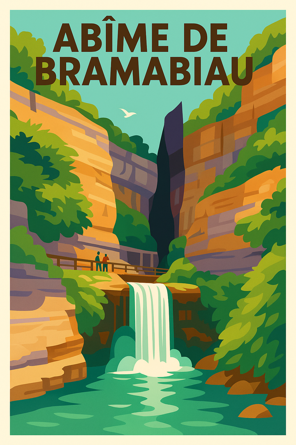 Affiche de Abîme de Bramabiau - L'éclat sauvage du Gard