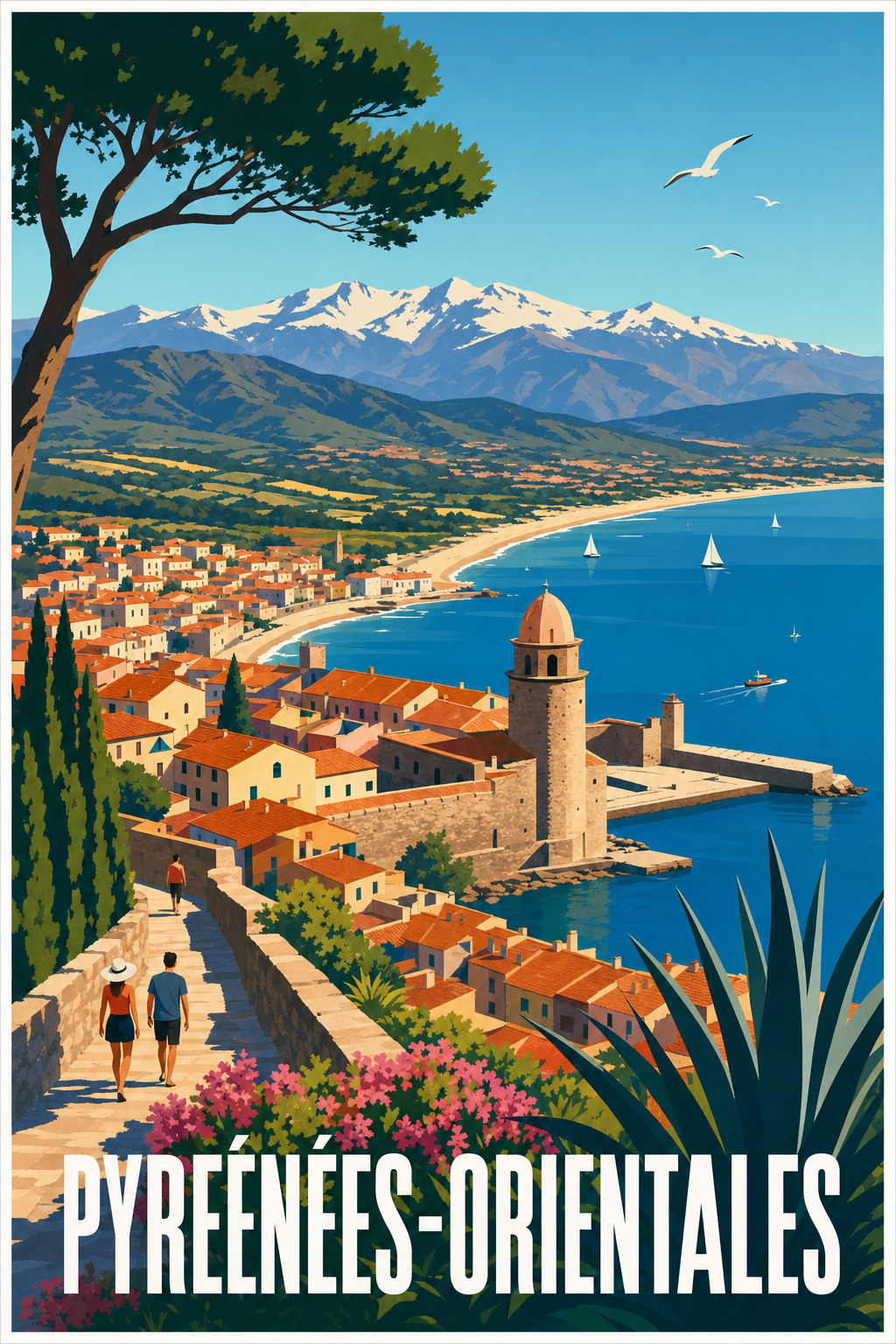 Affiche des Pyrénées-Orientales