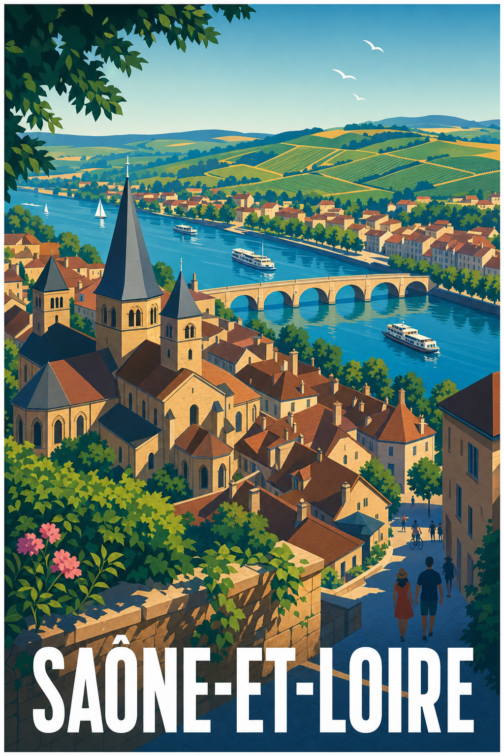 Affiche de Saône-et-Loire