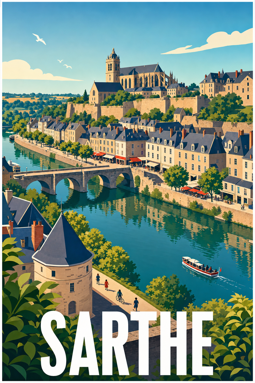 Affiche de la Sarthe